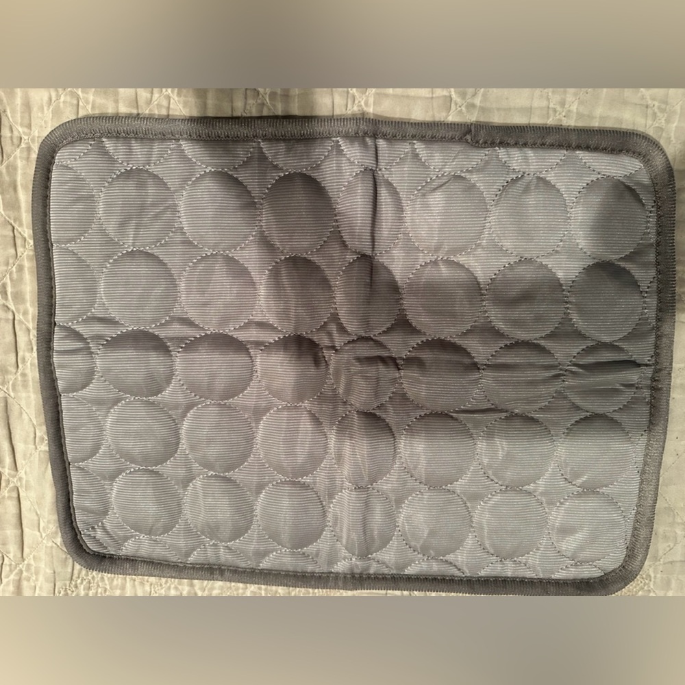 Gray Quilted Home Dish Drying Mat- NEW, never used.
